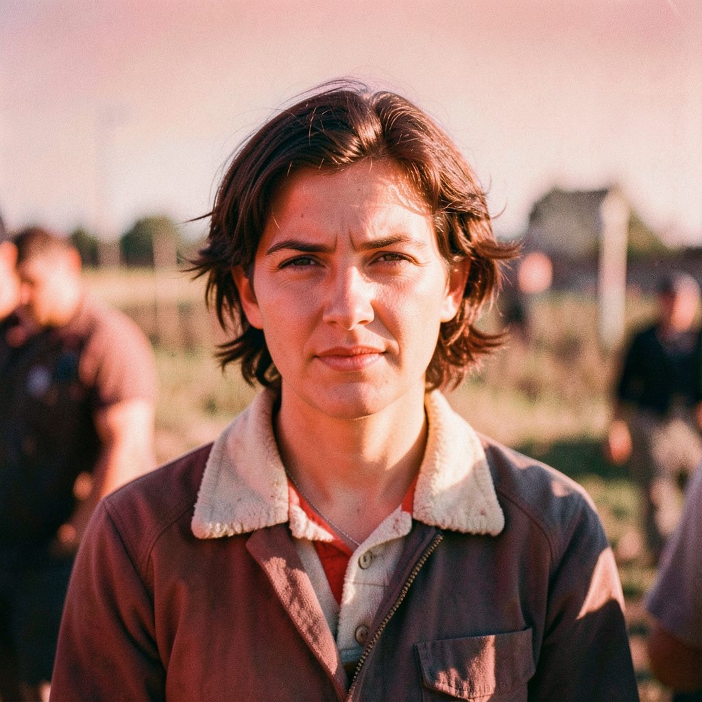 Candid documentary photograph of a person in muted natural light